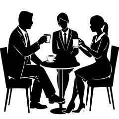 Obraz premium Business & Professional Silhouette