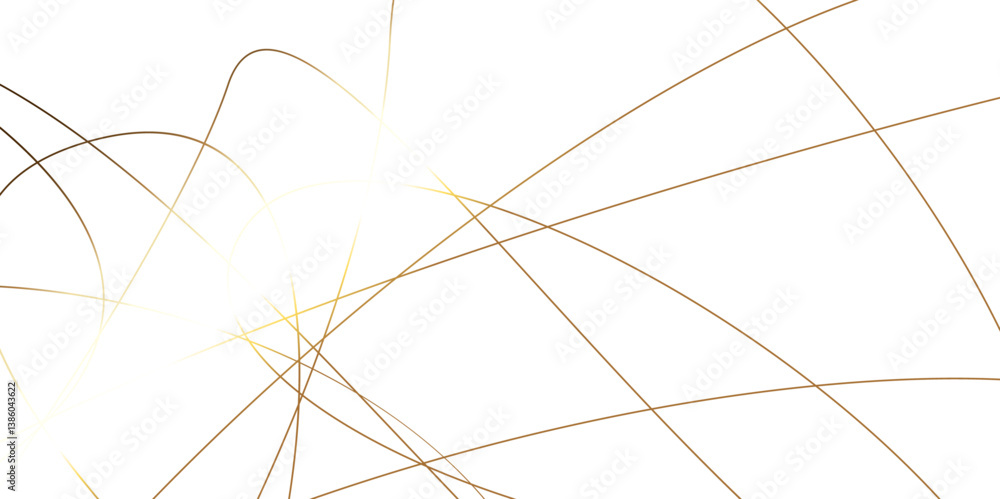 Aufkleber abstract luxury gold geometric random chaotic lines with many squares and triangles shape. seamless 