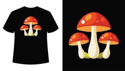 Mushroom t-shirt design