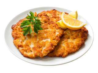 Isolated Fried Chicken Cutlets