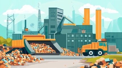Industrial Waste Management and Recycling Facility