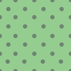 Vector seamless background with circles in pastel colors