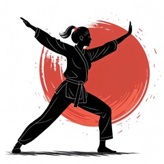 Brushstroke Strength The Essence of Martial Focus