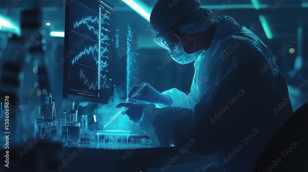 Poster advanced gene editing procedure in modern laboratory environment