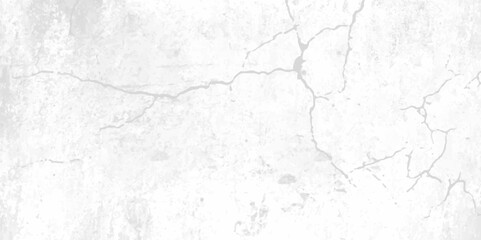 Abstract overlay distress floor, black and white seamless background Vector white grunge peeling painted concrete wall texture background.