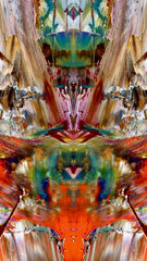 Abstract art background . Hand painting artwork on canvas .