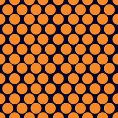 Vector seamless background with circles in pastel colors