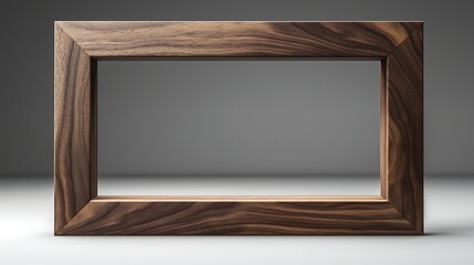 Sleek modern wooden photo frame design high resolution picture