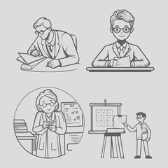 business man and woman