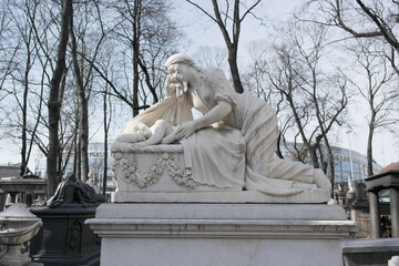 statue, sculpture, monument, architecture, history, city, old, cemetery