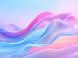 Obraz premium Smooth abstract background, flowing gradients and calming aesthetics for modern design