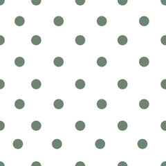 Vector seamless background with circles in pastel colors