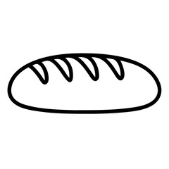 Outline of a Loaf of Bread  