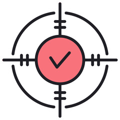 Target Lineal Color Icon