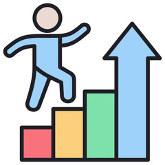 Effort Lineal Color Icon