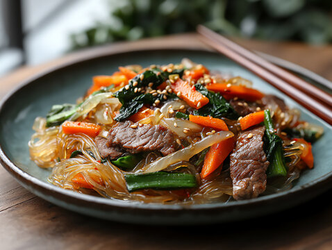  japchae noodles,