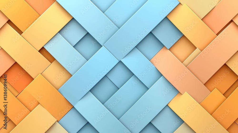 Poster abstract 3d geometric cube background design for digital art, tech presentations, and modern visual 
