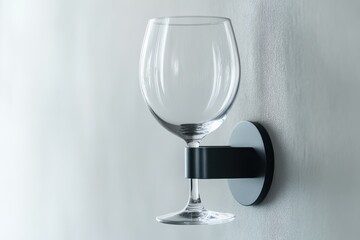 Elegant Wall Mounted Wine Glass Holder Perfect for Home Bars and Dining Areas