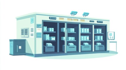 Modern Automated Vending Machine Design Concept
