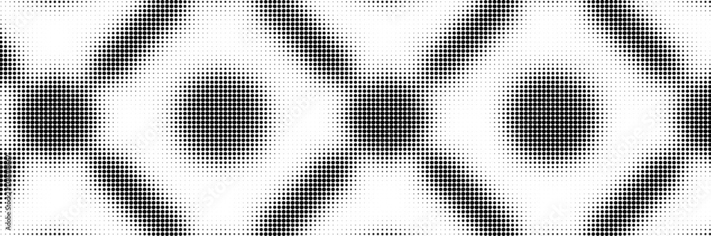 Poster halftone background vector, abstract backdrop design with two tone pattern and copy space for edit y