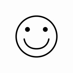 Friendly Smile icon vector sign