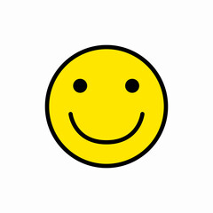 Happy Expression icon vector sign