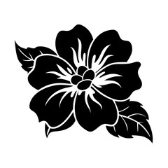 begonia flower icon, begonia flower line art - simple line art of begonia flower, perfect for begonia flower logos and icons