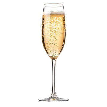 A tall glass of sparkling champagne bubbles rising celebration toast drink beverage alcohol refreshment festive party