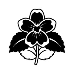 lamium deadnettle flower icon, lamium deadnettle flower line art - simple line art of lamium deadnettle flower, perfect for lamium deadnettle flower logos and icons