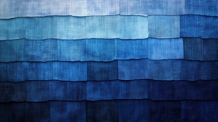 A gradient of cool blue tones transitioning into deep indigo, evoking a calm evening sky