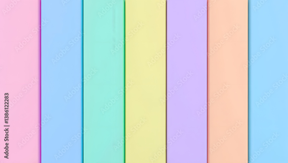 Aufkleber vertical bands of pastel colors create an eye-catching and inviting background for different uses.