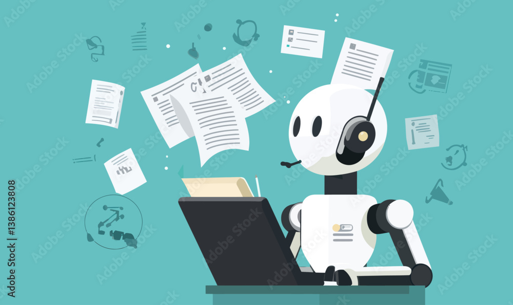 Poster ai content generator bot creating digital marketing and social media content