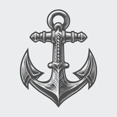 Vintage Anchor Illustration