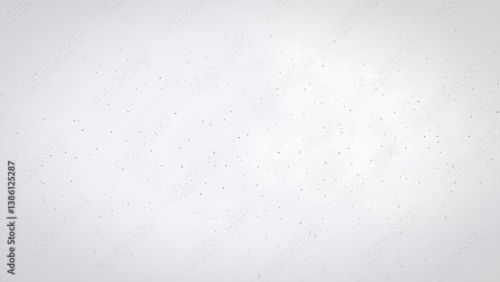 Poster a minimalistic abstract background, featuring a subtle scattering of small, delicate specks on a whi