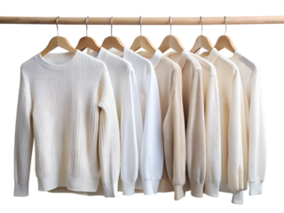 clothes hanger on hangers isolated on white background