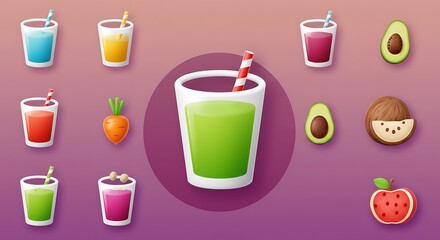 A Symphony of Smoothies AI Generated