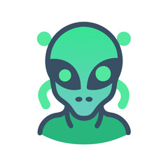  Stylish Alien Icon for Creative Projects
