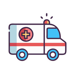  Healthcare Ambulance Icon for Aid
