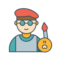  Professional Artist Icon for Creative Works