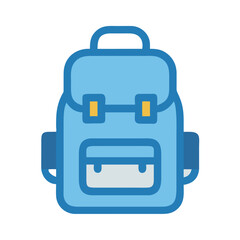 Fototapeta premium Casual Backpack Icon for Everyday Use
