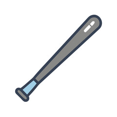  Baseball Bat Icon for Sports