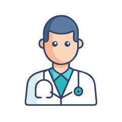Fototapeta premium Professional Doctor Icon for Healthcare