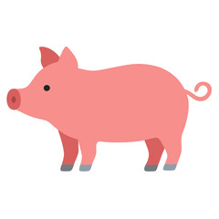  Cute Pig Icon for Farm Life
