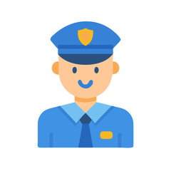  Police Officer Icon for Law and Order
