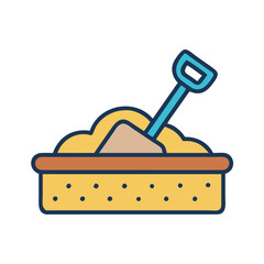  Colorful Sandbox Icon for Kids