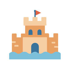  Stylish Sandcastle Icon for Summer Fun