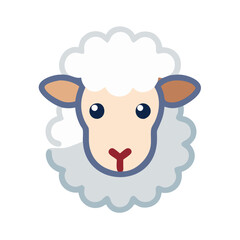  Playful Sheep Icon for Children's Designs