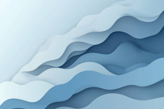 Layered cloud-like shapes with gradient transitions between sky blue and light gray. Best for cloud storage or computing services