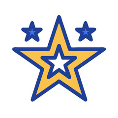 Obraz premium Charming Star Icon for Celebration