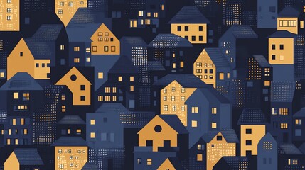 Nightscape Reverie: An Abstract Community Housing Underneath the Stars